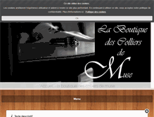 Tablet Screenshot of laboutiquedescolliersdemuse.com